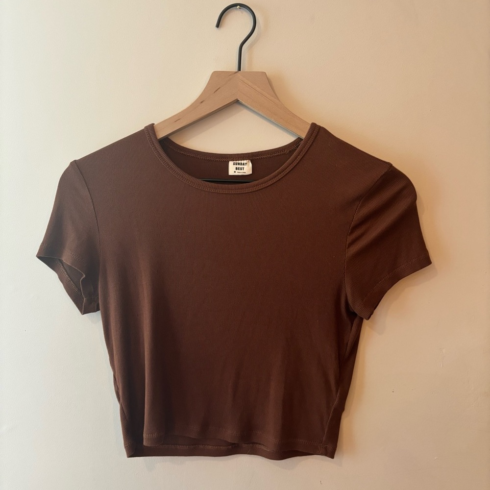 Sunday Best Ribbed Baby Tee